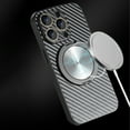 AutoCovers iPhone 14 Pro Carbon Fiber Kickstand Case Compatible with