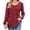 Wine, variant on EDFBUYKRS Turtleneck Shirt Women Long Sleeve Neck Slim Fit Tops Base Layer Soft Lightweight Stretch Undershirts Xl