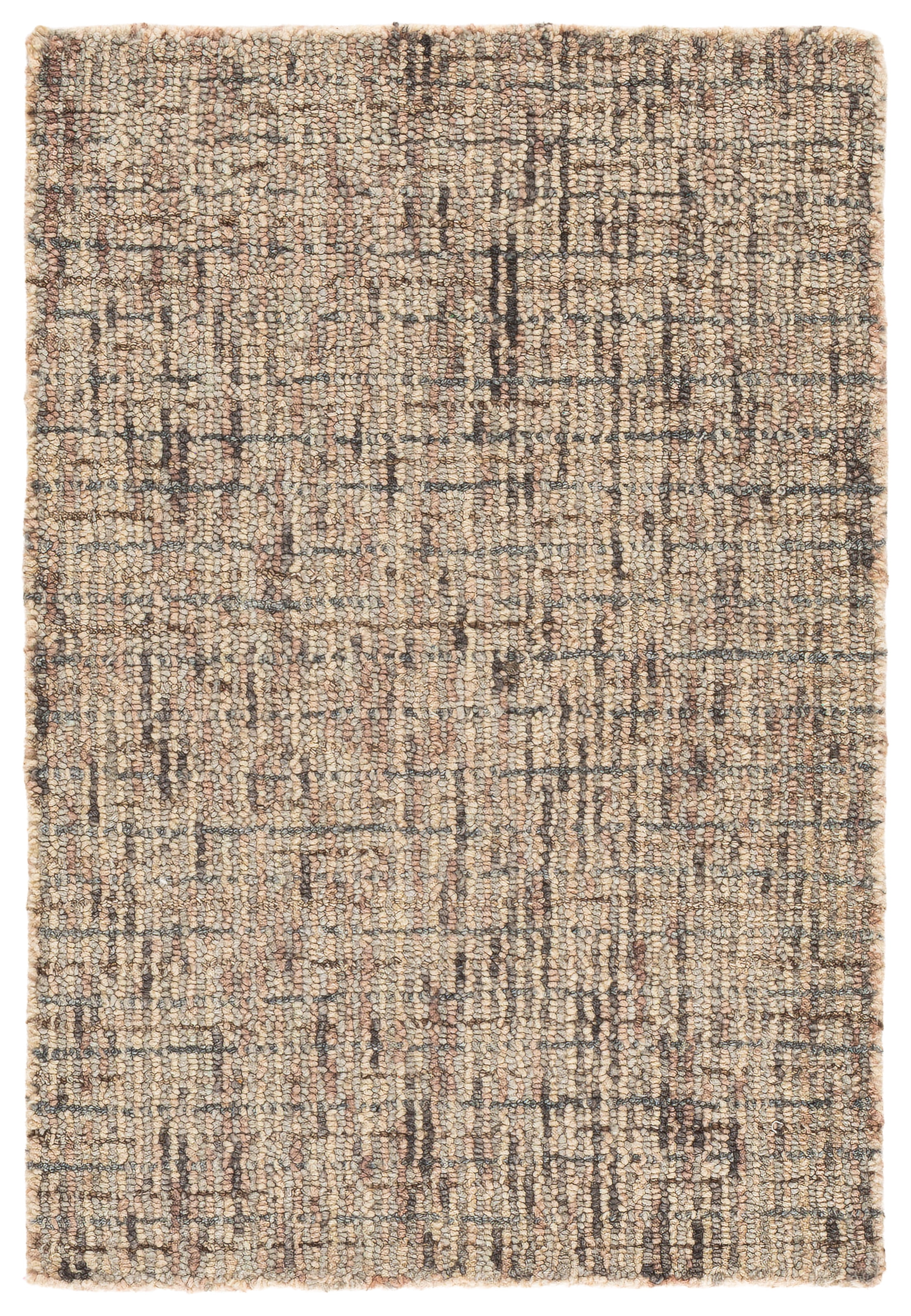 Safavieh Abstract Delia Distressed Wool Area Rug, Beige/Brown, 2'3" x 4'