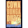 thumbnail image 2 of Men's The Simpsons Cowa Bunga Dude! Surfing Bart Graphic Tee Navy Blue 3X Large, 2 of 5