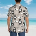thumbnail image 5 of Haiem Cartoon Bear Brown Printed Hawaiian Shirt for Men - Men’s Casual Beach Summer Shirts - Stretch Fabric with Modern Fit-Medium, 5 of 7