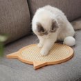 thumbnail image 2 of Cat Scratching Post With Suction Cups Sisal Cat Scratching Post Cat Wall Support Kitten Scratching Board 32x29cm Gray Blue, 2 of 4