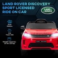 thumbnail image 4 of Qaba 12V  Land Rover Licensed Kids Electric RC Car, Toddler Ride on Toys Gift, Red, 4 of 10