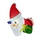 thumbnail image 3 of Papá Noel inflable para decoración navideña, figura divertida de Papá Noel, material de poliéster resistente a la intemperie, apto para césped, parque, 3 of 9