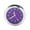 Deep purple style, variant on Sturdy Round Alloy Watch Face With Quartz Precisions Perfect For Hospital Work And Casual Outfits