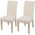 thumbnail image 1 of Fundas elásticas para sillas de comedor, fundas protectoras para muebles de Spandex suave Parsons para comedor, cocina, hogar, Hotel Ormromra  WMZL-285-1, 1 of 2
