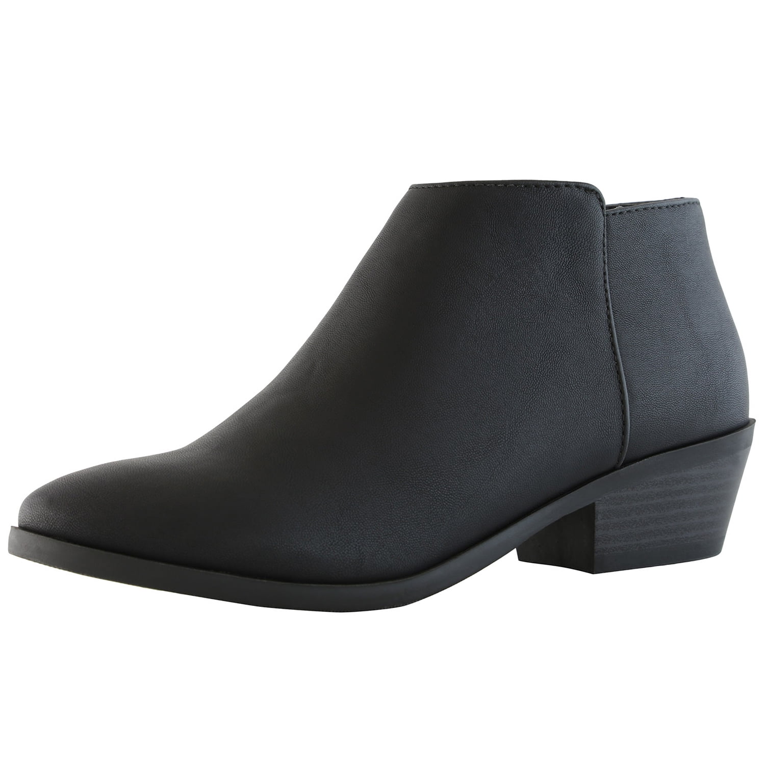 short flat heel boots