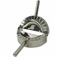 thumbnail image 5 of Stainless Steel Dumpling Maker, X-Large 5" Goya Empanada Press Mold, Ravioli Mould Crimper, Wraper Dough Cutter - for Pie Ravioli Chinese Dumpling Pastry, with long handle (XL 5" Dia), 5 of 5