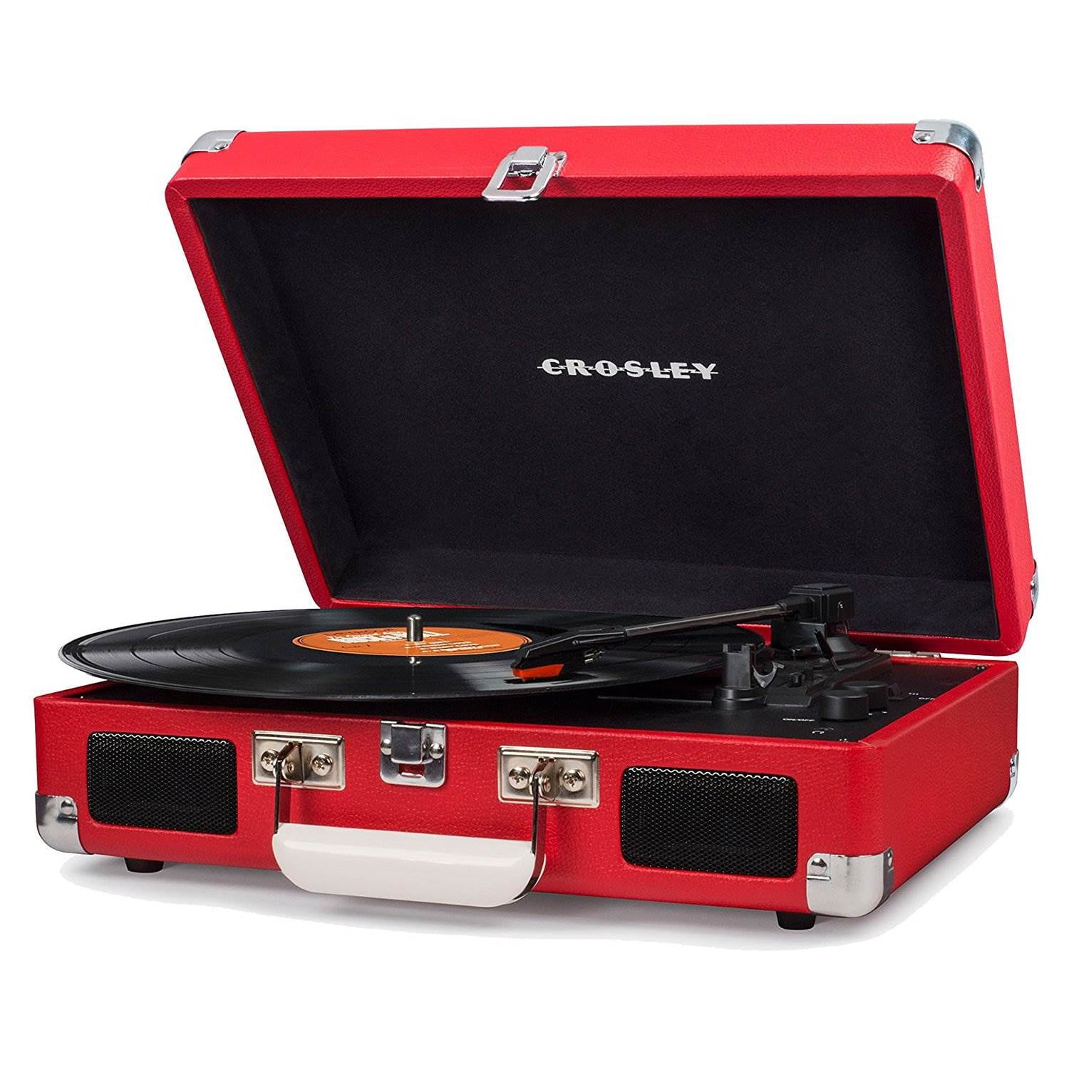 Crosley Cruiser Deluxe Portable 3 Speed Bluetooth Record Player