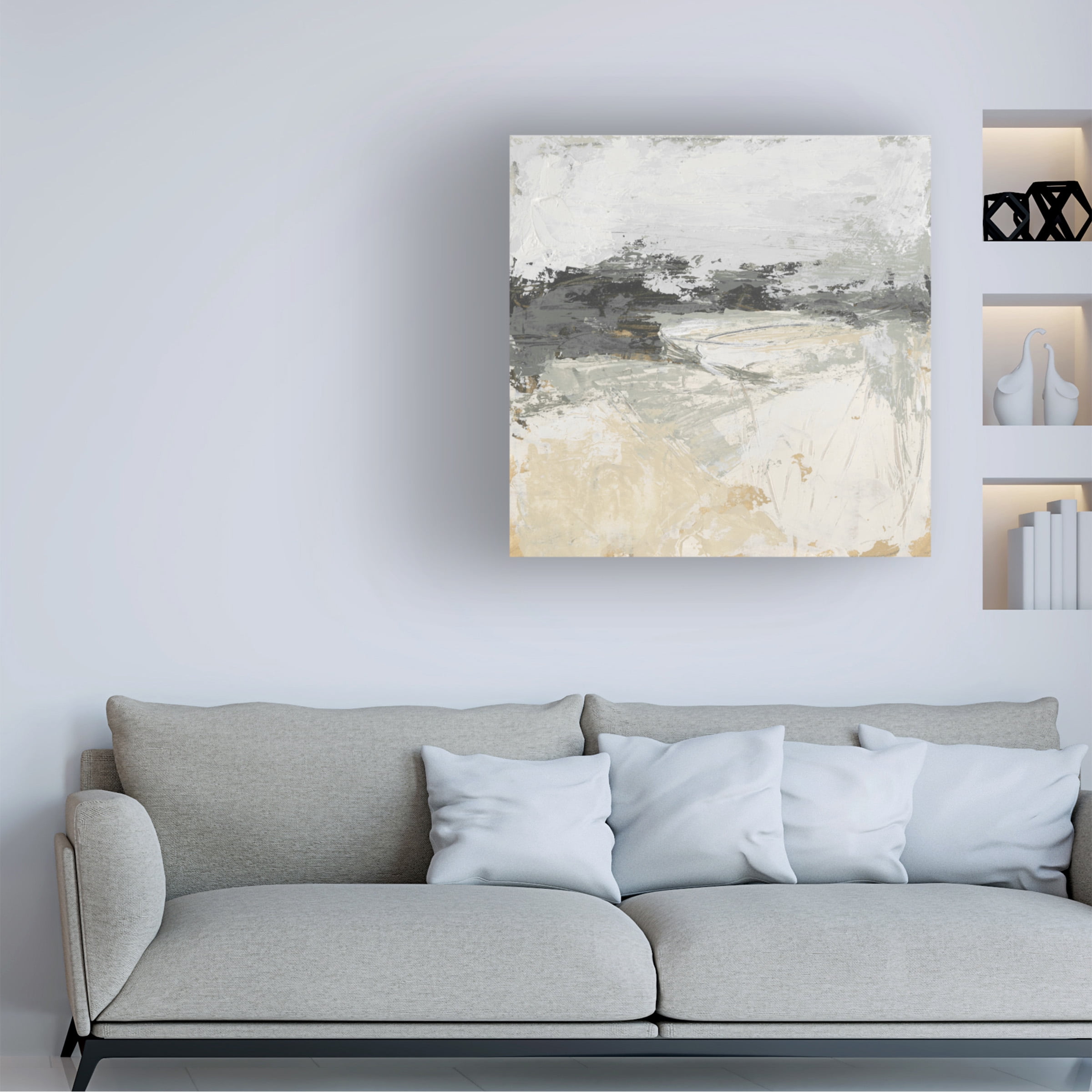 June Erica Vess 'Wheatfield I' Canvas Art