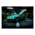 thumbnail image 3 of Tiptophomedecor Hobby Wallpaper Wall Mural - Fast Green Car, 3 of 4