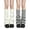 White and Grey, variant on 2 Pairs Flare Knit Leg Warmers for Women Girls, Y2K Wide Leg Knit Leg Covers, Slouchy Boot Cuffs Leg Socks for Harajuku Cosplay Street Casual Outfits