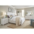 thumbnail image 3 of Magnussen Heron Cove Relaxed Traditional Soft White 3 Drawer Nightstand, 3 of 6