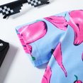 thumbnail image 2 of KaLI_store Cute Summer Tops Boys Girls Cotton V-Neck Tshirts Short Sleeve Tees for Kids Blue,12-18 Months, 2 of 5
