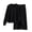 Black, variant on MIUOWANP Two piece Sets for Women Women'sWinter New Fashion Versatile Top Solid Loose Dress Set Women