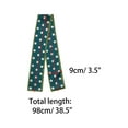 thumbnail image 2 of INSPIRE CHIC Women's Lovely Polka Dots for Bag Hair Band Neck Wraps Scarf Navy Blue Big Dot, 2 of 5