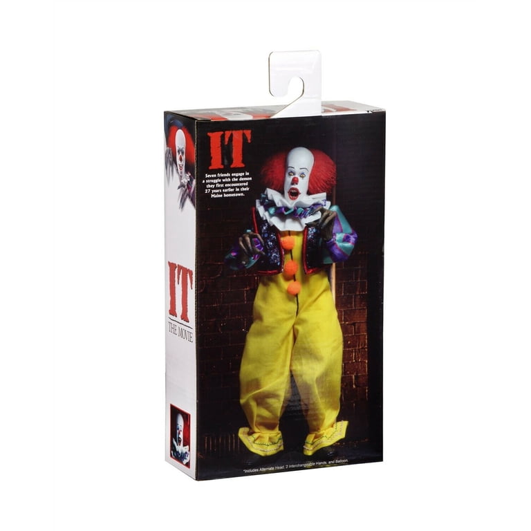 IT (1990) - 8” Clothed Figure - Pennywise - NECA - Walmart.com