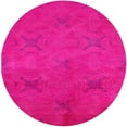 thumbnail image 1 of Ahgly Company Indoor Round Mid-Century Modern Pastel Purple Pink Oriental Area Rugs, 5' Round, 1 of 6