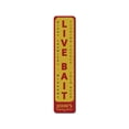 thumbnail image 2 of Live Bait Vertical Novelty Decor, Metal Wall Sign - 4x18 Inches, 2 of 4
