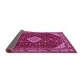 thumbnail image 2 of Ahgly Company Indoor Round Medallion Pink Traditional Area Rugs, 5' Round, 2 of 4