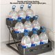 thumbnail image 5 of Bewildely Organizador de especias plegable de tres niveles. Resistente, elegante y de gran capacidad. Ideal para armarios. Almacenamiento y organización del hogar Blanco riel guía ajustable, 5 of 6