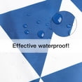 thumbnail image 2 of Impression Recto Simple Cour Extérieure Imperméable à l'Eau, Résistant à l'Huile et Anti-fouling Taie d'Oreiller Machine Lavable-Bleu-E45x45cm, 2 of 8