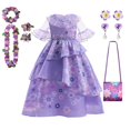 thumbnail image 1 of Disney Encanto Costume Princess Dress Suit Charm for Girls Cosplay Isabela Mirabel Carnival Christmas Birthday Party Clothes3-4T (110) Gao Jinjia LED, 1 of 2