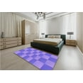 thumbnail image 4 of Ahgly Company Indoor Square Patterned Purple Mimosa Purple Area Rugs, 6' Square, 4 of 6