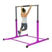 Pro-Gymnastics Expandable Kip Bar, 13-Level Adjustable Height, Cushioned Purple Bar