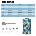 thumbnail image 6 of Fotbe Men's Hawaiian Style Print Men's Sleeveless Muscle Tank Tops Casual T-Shirts for Gym Workout Beach-Large, 6 of 8