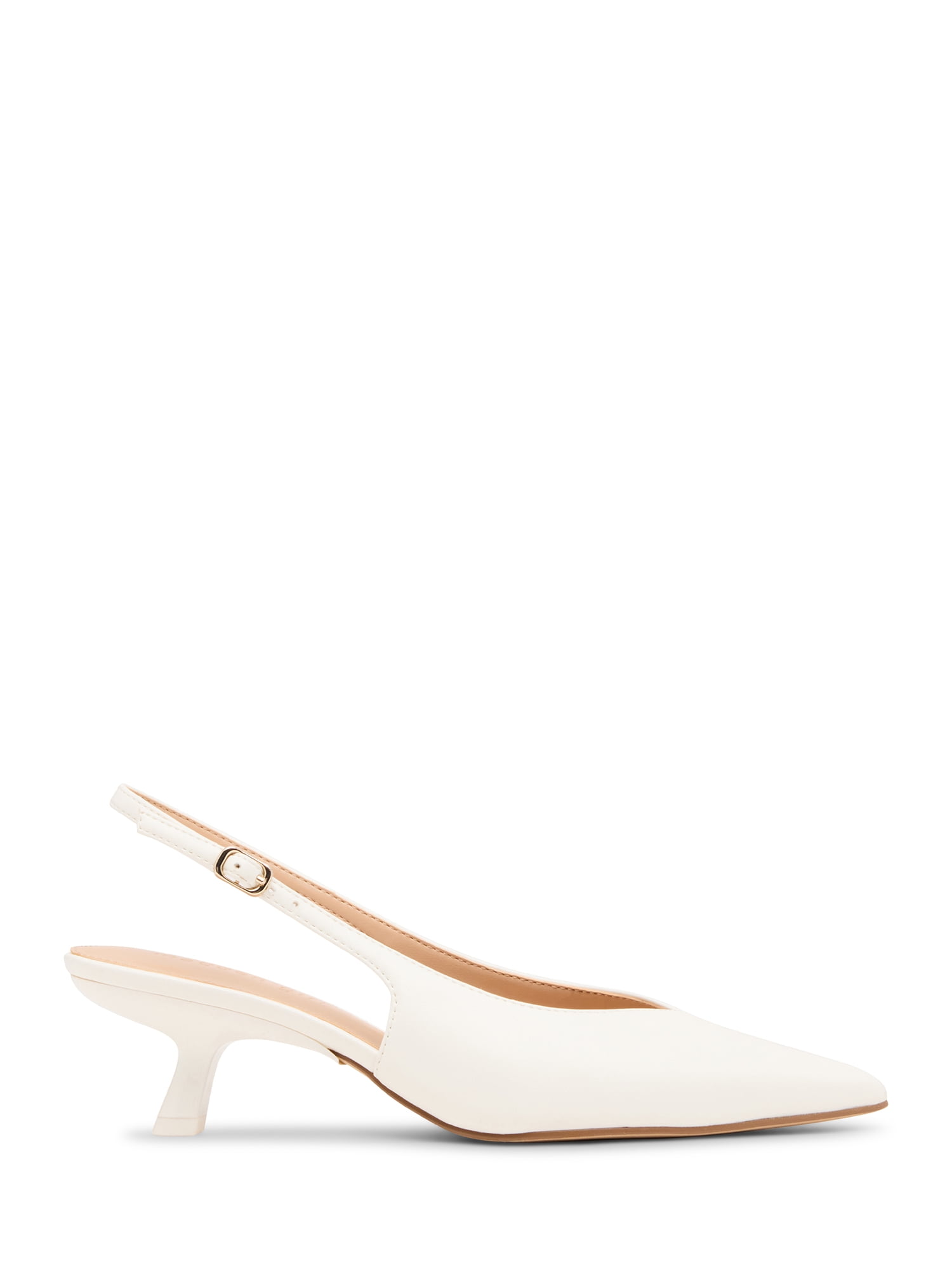 Madden Girl Women's Kittenn Slingback Kitten Heel