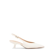 Madden Girl Women's Kittenn Slingback Kitten Heel