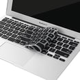 thumbnail image 3 of Mosiso Protective Keyboard Cover Skin for MacBook Air 11 Inch (Models: A1370 & A1465), Black, 3 of 4