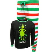 MJC Mens Dr. Seuss Grinch This Is Me Being Jolly Guys Pajamas (XX-Large)