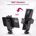 thumbnail image 3 of Universal Smartphone Mount Adapter Phone Tripod Mount ST 06S with 2 Cold Shoe 360° Rotates Adjustable Clip Clamp Holder Compatible with, 3 of 7