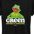 thumbnail image 3 of Disney's The Muppets Kermit Plus Green Before It Was Cool Graphic Tee Color: Black Size: 4X, 3 of 5