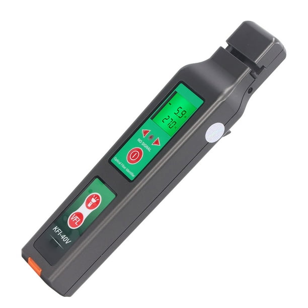 Probador De Localización Visual De Fallas, -40dBm-10dBm 800nm-1700nm Práctico Identificador De Fibra óptica Con Linterna LED VFL De 10mw Para Reparación