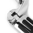 thumbnail image 4 of Highway Foot Peg Foot Peg Bracket Footrest Bracket Adjustable Foot Pegs Motorcycle Accessory Pair LeftRight Adjustable Short Foot Peg Bracket With Pedal Silver Black Fit For, 4 of 8