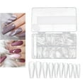 thumbnail image 4 of Uñas postizas 500 piezas de uñas de extensión es shamjiam  Uñas postizas transparentes, 4 of 8