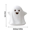 thumbnail image 3 of Halloween Night Light Ceramic Ghost Mini Soft Glow Bedside Desktop Ornament Gift by OVFUIZ, 3 of 6