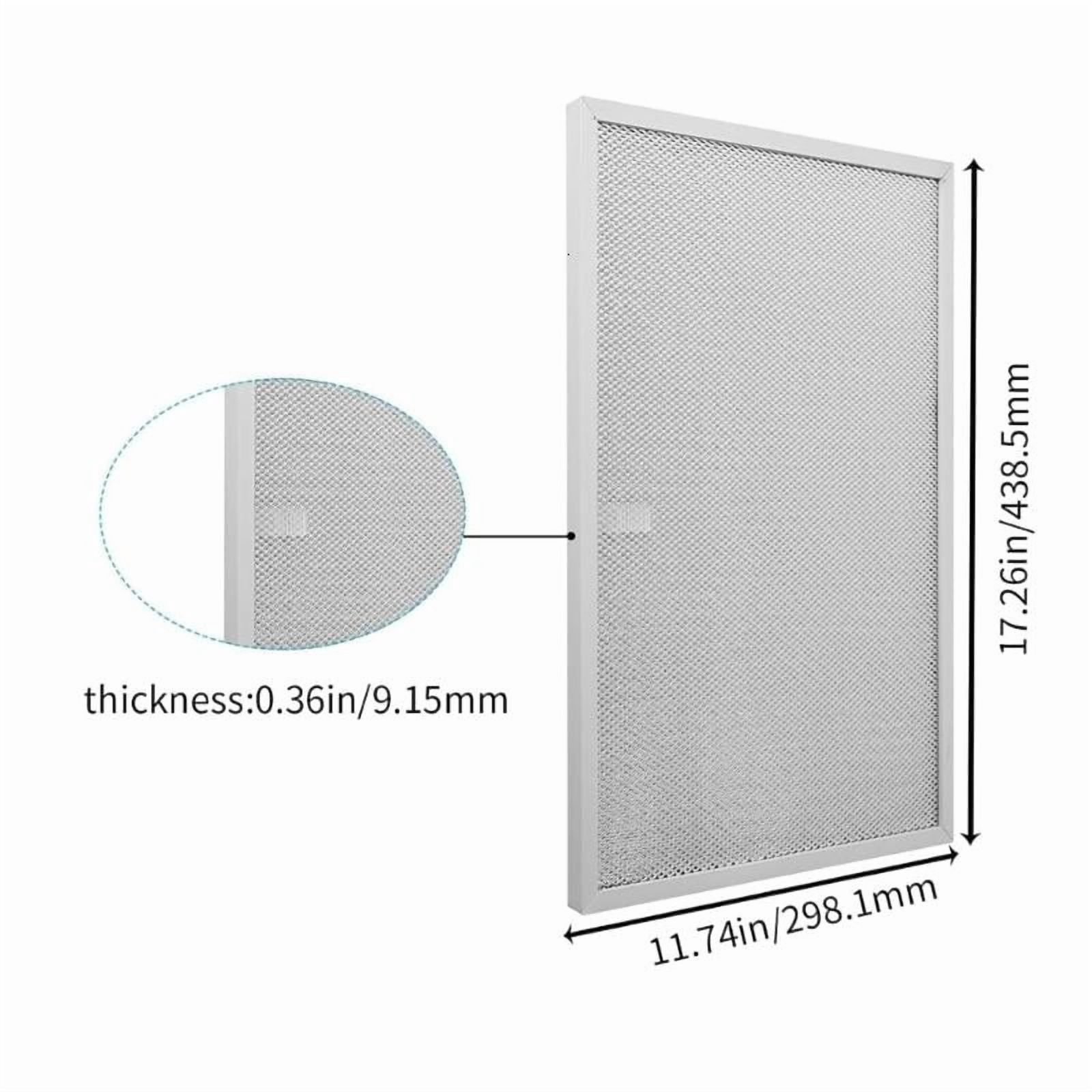 CEORPER Range Hood Filter Kitchen Absorber Filter Metal Texture for Various Models
