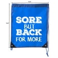 thumbnail image 2 of Power Lifting Backpacks, Extreme Fitness Drawstring Bags Weightlifting Gym Bags - Sore, 2 of 2