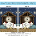 thumbnail image 5 of Toland Home Garden Silent Night Sheep Christmas Flag Double Sided 12x18 Inch, 5 of 5