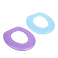 thumbnail image 4 of 2pcs Eva Toilet Seat Warmer: Bathroom Toilet Seat Cover Water-Proof Heated Toilet Seat Soft Toilet Seat Heated Toilet Seat Cover Washable Toilet Pad Toilet Accessory, 4 of 8