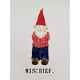 thumbnail image 2 of Rae Dunn Magic Merry Mischief Gnomes 14 Inch Oval Christmas Serving Tray Platter. Typeset Lettering. by Magenta., 2 of 5
