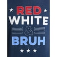 thumbnail image 4 of Americana Men's and Big Men's RW Bruh Graphic Tee Shirt from Way to Celebrate, Sizes XS-3XLT, 4 of 5
