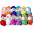 thumbnail image 1 of Acrylic Knitting and Crochet Yarn Spools (Pack of 12, 26 m/reg) Woolen Thread Handmade Art Props Thread Crochet Cushion Blanket Shoe Thread, 1 of 5