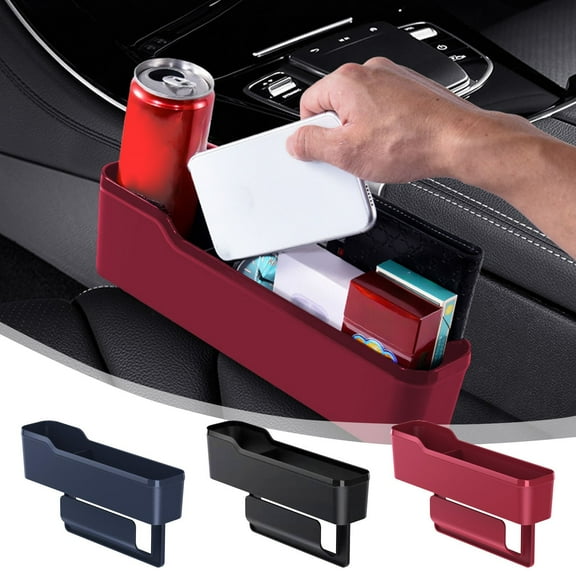 Storage Bins,Car Seat Gap Filler Organizer Car Slot Storage Box Multi Functional Detachable Storage Box Universal Car Seat Slot Storage Box For Phone,Sunglasses,Car Accessories