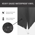 thumbnail image 3 of Funda para muebles Crosley, impermeable, para patio, 4 piezas, color negro, 3 of 8
