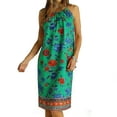 thumbnail image 3 of TaTaai Women's Summer Bohemian Print Sleeveless Midi Dress Round Neck Knee-Length Casual Travel Beach Dress Gift, 3 of 7